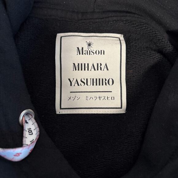Maison Mihara Yasuhiro AW21 Measure Tape Hoodie 48/L - Picture 6 of 8